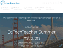Tablet Screenshot of edtechteacher.org